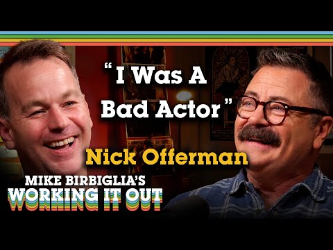 Nick Offerman | The Man Behind the Mustache | Mike Birbiglia's Working It Out Podcast