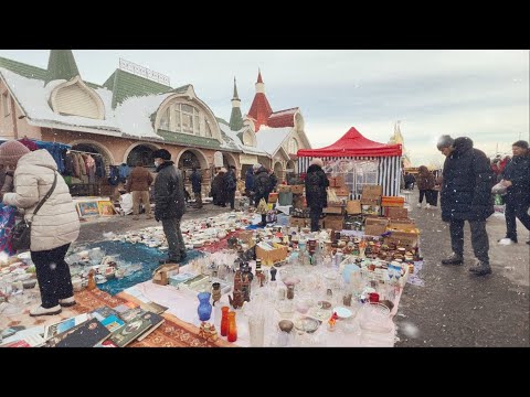 Зимняя барахолка в Москве | Блошиный рынок | Винтаж и Антиквариат | Фарфор | Блошка | Вернисаж