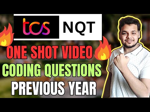 TCS NQT (One Shot) Previous Year Coding Questions Solutions | TCS NQT 2026 Preparation