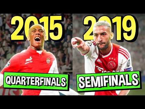 The BIGGEST UNDERDOG of Each Champions League (2015 - 2019)