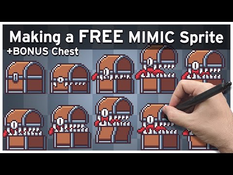 Making a Pixel Art Mimic Character - Free Download