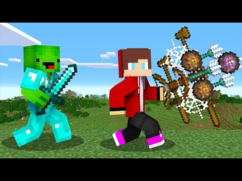 OP WAFFEN Speedrunner vs Jäger in Minecraft