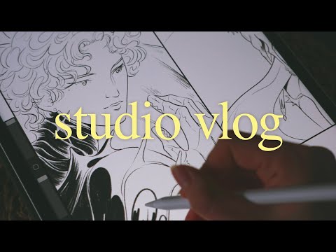 studio vlog | comic making, travel sketch booking, soup SEASON