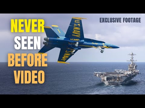 Inside the Only Carrier Landing in Blue Angels History