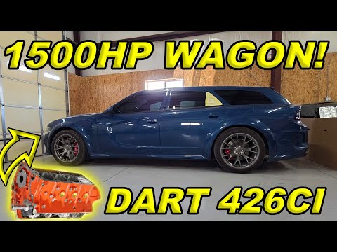 Hellcat Magnums NEW 1500HP DART 426CI Engine is Insane!!!