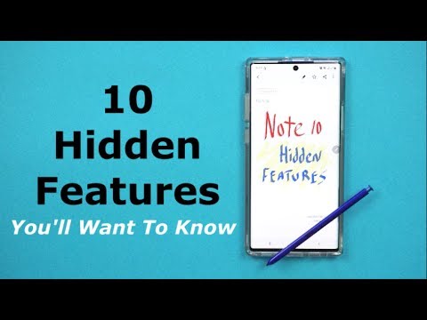 TOP 10 HIDDEN FEATURES - Galaxy Note 10/10+