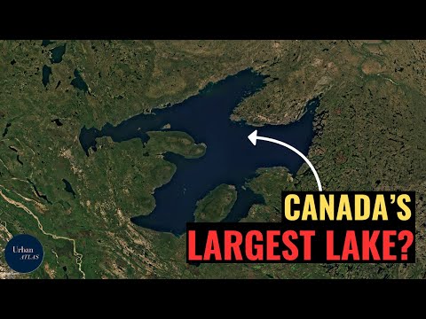 The LARGEST Lake Entirely In Canada (Not Lake Superior).