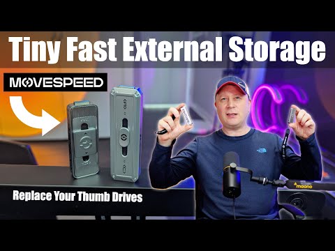Small & Fast Portable SSD Storage For Your Mac, iPhone, Win PC and more - By MOVESPEED