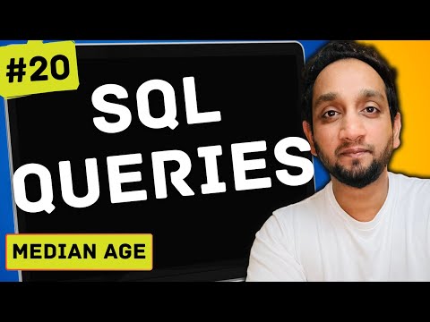 Median Age - SQL Interview Query 20 | SQL Problem Level "MEDIUM"