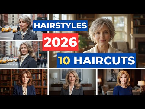 HAIRSTYLES 2026: 10 HAIRCUTS WOMEN OVER 50 Are Choosing RIGHT NOW