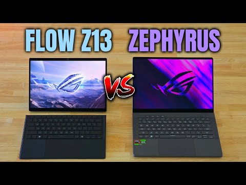 ROG Flow Z13 (2025) vs Zephyrus G14 - The BEST Portable Gaming Laptop? (8050S vs RTX 4070)