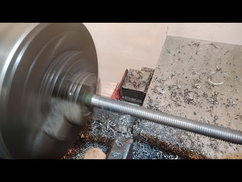 Любая резьба резцом на самодельном токарном станке