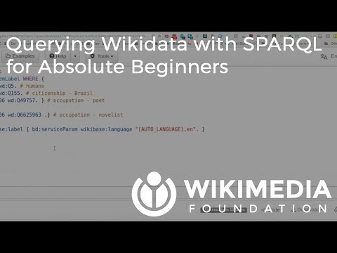 Querying Wikidata with SPARQL for Absolute Beginners