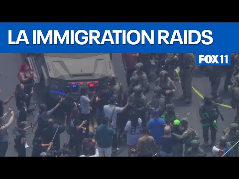 LIVE: ICE conducts multiple immigration raids across LA