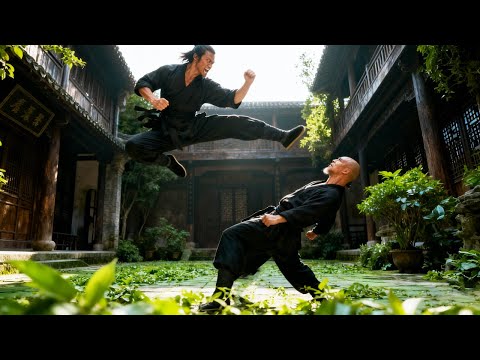 Kung fu movie! A villain challenges a martial arts master — only to be crippled by him!