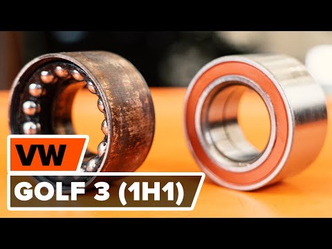 How to change front wheel bearing on VOLKSWAGEN GOLF 3 (1H1) [TUTORIAL AUTODOC]