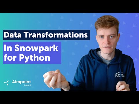 Intermediate Data Transformations in Snowpark for Python | Snowflake Tutorial