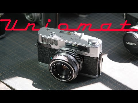 Minolta Uniomat - 1960 film camera with clever shutter design to reach 1/1000s shutter speed.