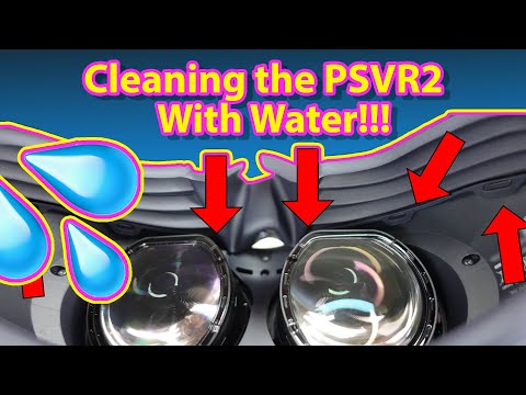 Cleaning the PSVR2 [With Water]!!!