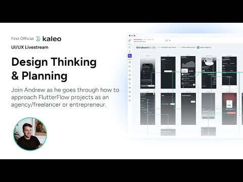 UIUX Livestream - Design Thinking & Planning for FlutterFlow Projects