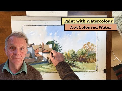 How to Paint with Watercolour - Not Coloured Water