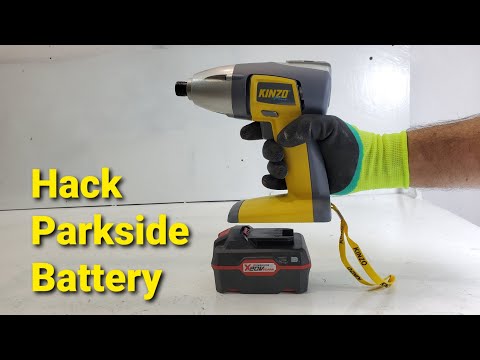 Battery Hack - Kinzo 44p9500 - Parkside battery pap 20 a3