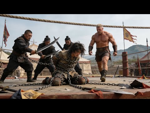 Prison brawl! English bully mocked Chinese kung fu, but lost to a Chinese lad bound with chains!