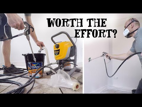 DECORATING WITH AIRLESS SPRAYERS - Will I ditch my roller?