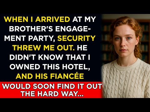 When I arrived at my brother's engagement party, security threw me out. He didn't know that...