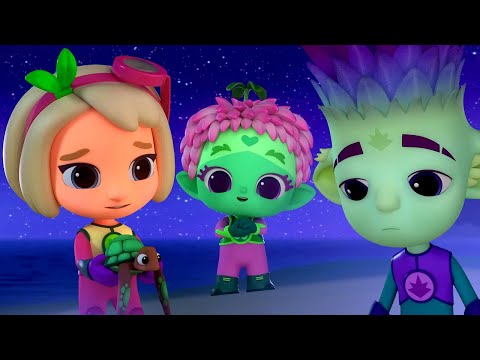 Черепашки -потеряшки 🐢💚 Спасаем черепашат! – Команда Флоры – Познавательный мультик о природе