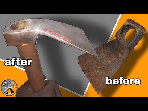 Rusty Axe Restoration | Restoring an Old Axe to Mirror Finish