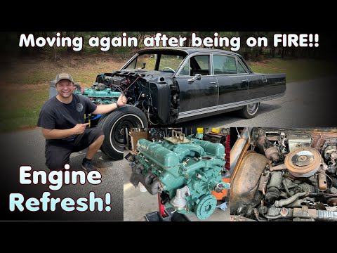 Saving an Engine Burned Up in a FIRE!!! Burnt Up Buick Electra 225 Rescue! Part 3