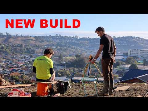 New House on a Hill: 3 Meter Deep Foundations!