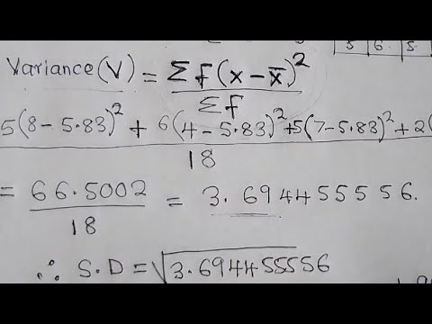 Statistics [ Standard Deviation ] - Ungrouped Data - Made Easy