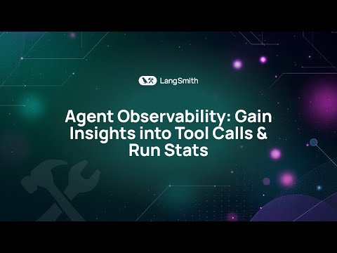 Agent Observability: Gain Insights into Tool Calls & Run Stats
