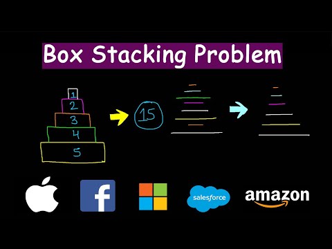 Box Stacking Problem | Dynamic Programming | LIS