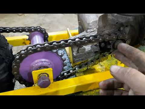 Трансмиссия снегоката.