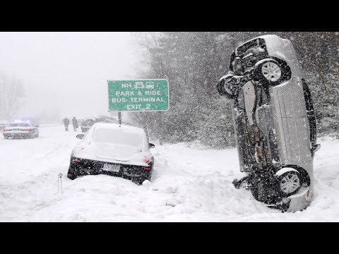 Best of WINTER FAILS - Idiots vs. Snow / Snow car crashes / Icy roads