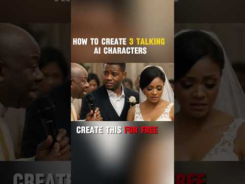 How to CREATE 3 talking AI CHARACTERS
