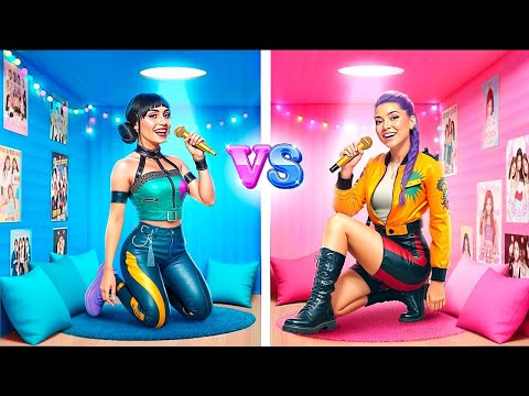 K‑pop Dämonenjäger Makeover Zimmer! Glow Up Challenge: 1€ vs 1.000.000€