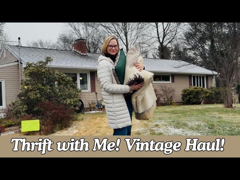 Vintage Thrifting & a HAUL!