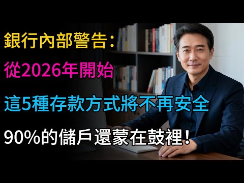 銀行內部警告：2026年起，這5種存款方式將不再安全！90%的儲戶還蒙在鼓裡！#銀行 #存款 #理財 #2026 #經濟 #儲蓄 #定存