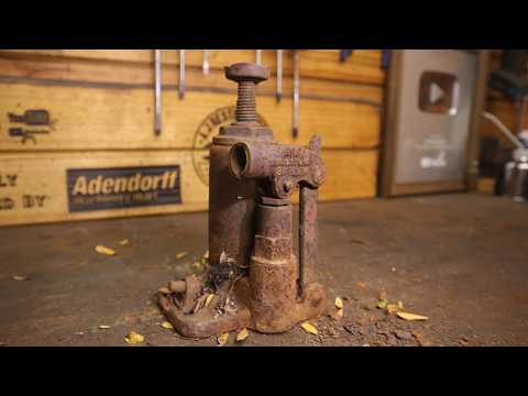 How I saved a old rust seized Nike hydraulic Jack from Sweden.