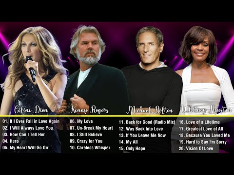 Best Love Songs of All Time💖Top 20 Romantic Classics | Kenny Rogers, Céline Dion, Lobo, Chicago #l59