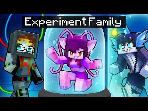 Having an EXPERIMENT FAMILY in Minecraft!