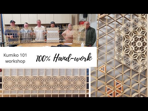 Kumiko Workshop / Kumiko making all by hand-work #howtomakekumiko #kumikoclass