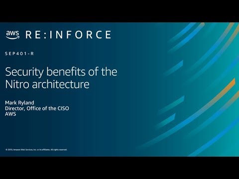 AWS re:Inforce 2019: Security Benefits of the Nitro Architecture (SEP401-R)