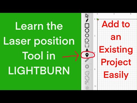 Using the Laser Position feature in LightBurn with ABSOLUTE COORDINATES