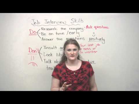 Job Interview Skills - DOs and DON'Ts
