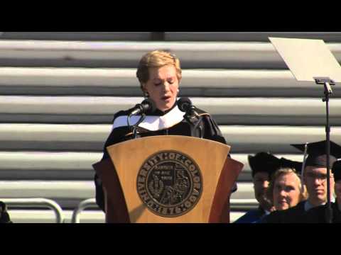 Julie Andrews CU Boulder Commencement Speech